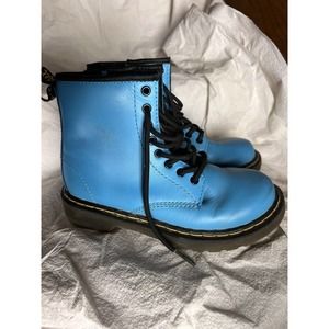 Dr Martens AirWair Boots Delaney Youth Size 13 blue Doc Martens